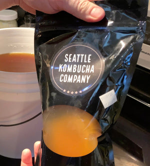 SCOBY & Starter Liquid 32oz w/ FREE SHIPPING USA - enough to make 2 Gallons