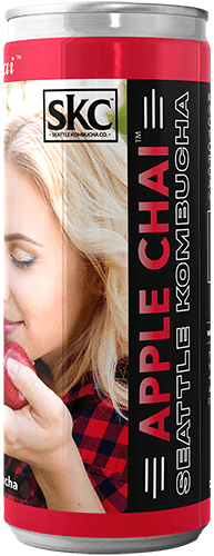 Apple Chai Seattle Kombucha Company Local Hero Product Image Flavor 12 oz cans