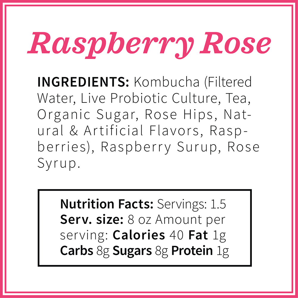 * RASPBERRY ROSE™ Kombucha